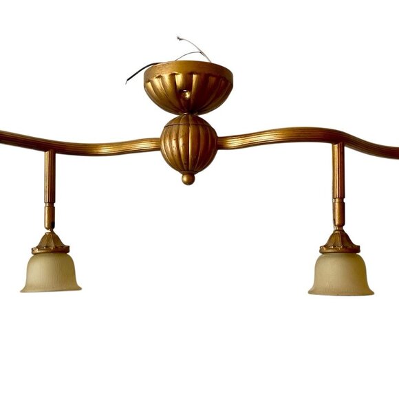 Vintage Traditional Style Flush Mount Track Light Fixture - Picture 1 of 9